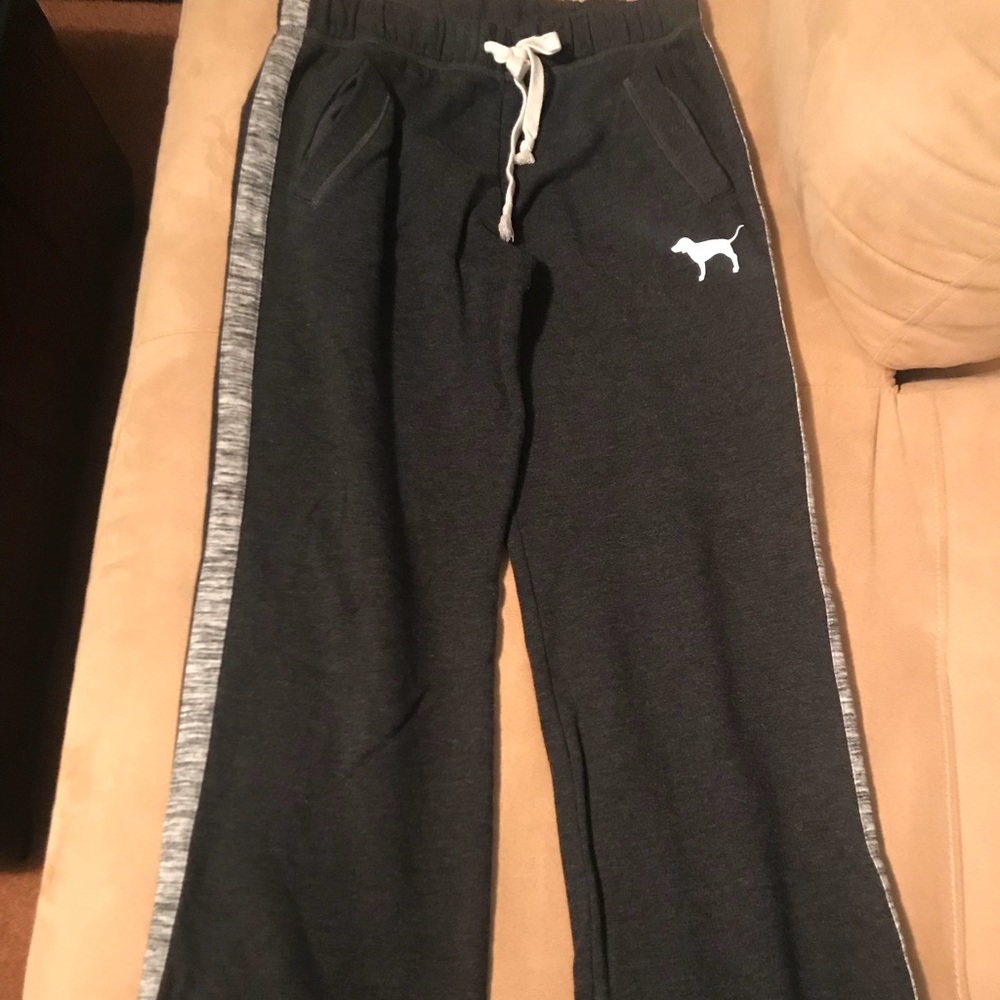 Gray sweatpants Pink